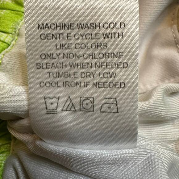 Juicy Couture Y2K Sport Neon Green Zebra Print Mesh Shorts Women’s Medium Lined - Picture 8 of 11